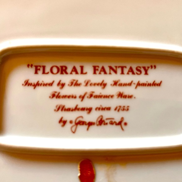 Georges Briard Porcelain Coffee Creamer and Sugar Bowl - Picture 2 of 2